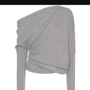 VPL asymmetrical cream sweater. #4